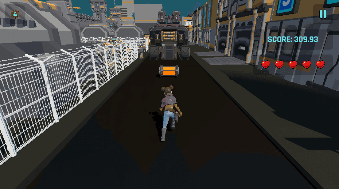 ULTRA: Evasion endless runner mode screenshot